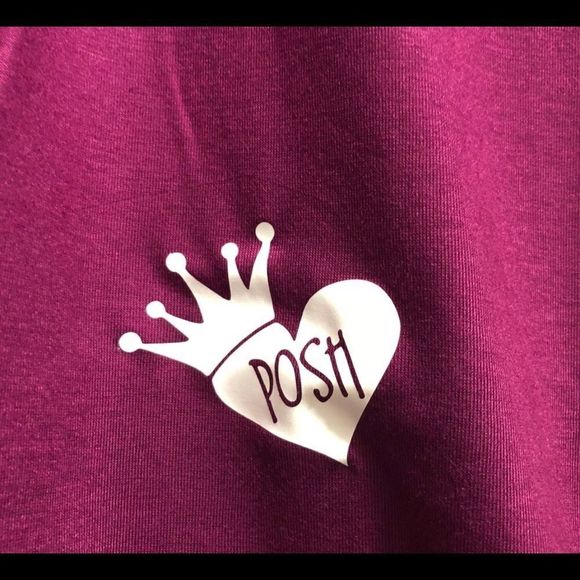 POSH Party Top Long Sleeve Loose Henley Flowy NWT - Picture 2 of 5